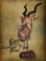 kudu_with-elephant-tusk-pedestal